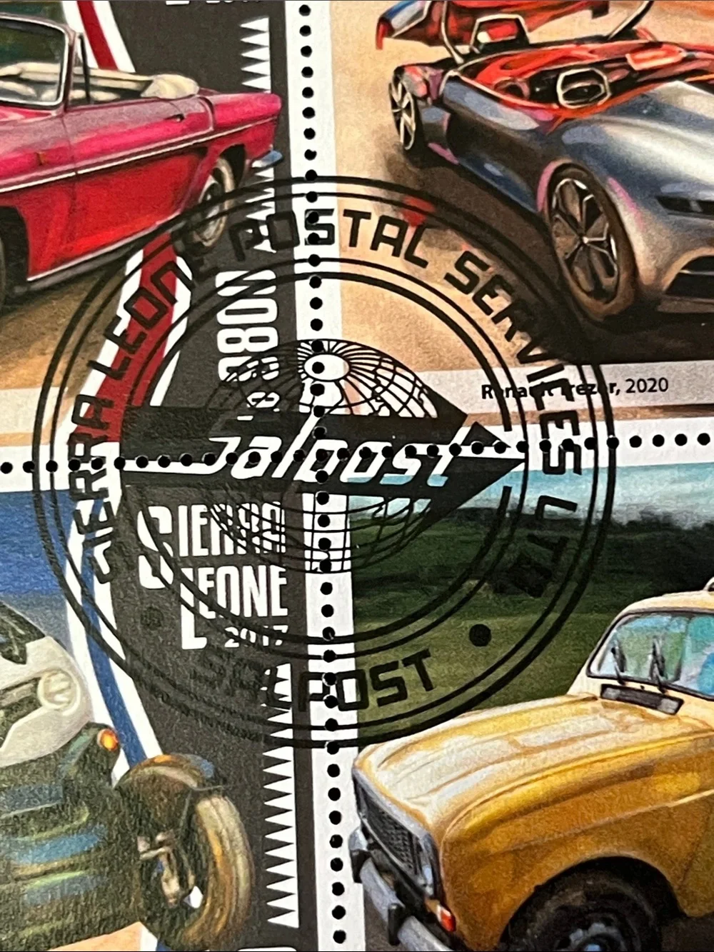 Commemorative Stamp Sheet - Multicolor